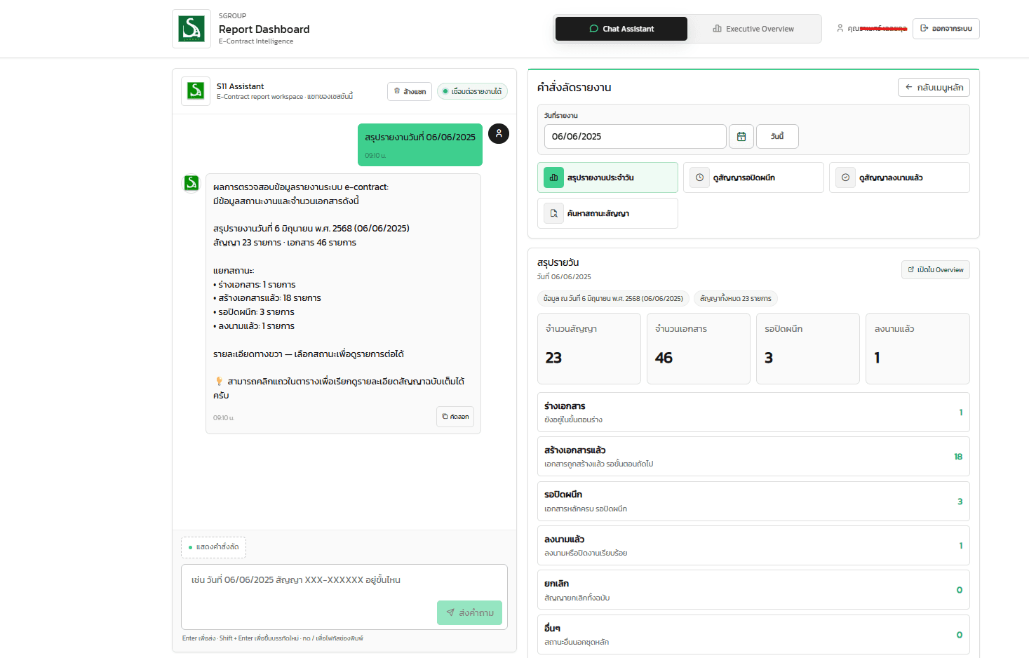 Report overview